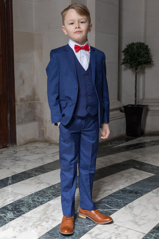 Royal Suit with Red Dickie Bow | Charles Class